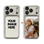 Custom Photo Picture Case for iPhone 18 17 Pro Max 16 15 14 13 Plus Air Matte PC Plating Camera Protector Couple Family UV Print