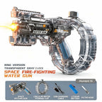 Simulated Firing and Recoil Electric Water Gun Toys Children Automatic Sensor Lights Water Pistol Summer Outdoor Beach Kids Toy