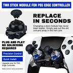 TMR Stick Module Replacement for PS5 Edge Controller For PS5 Edge Analog Joystick to Resolve Drift & Restore Pro Level Accuracy