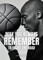 Kobe Bryant Inspirational Quote Poster Black White Canvas Print Wall Art for Home Decor Boys Bedrooms Basketball Legend