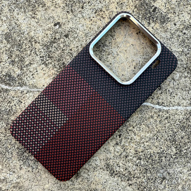 Ultrathin Carbon Fiber Texture Magnetic Phone Case For Xiaomi Mi 15 Ultra Mi 15 pro 14 Magnetic Wireless Charging Hard Cover