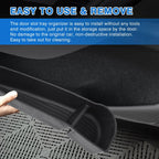 USVOTOV Car Door Side Storage Box for 2025 2026 Tesla Model Y Juniper Model 3 Model YL Accessories Door Organizer Tray Trash Can