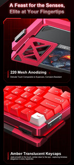 AULA AG60 Pro/MAX Wired Gaming Mechanical Keyboard Custom Full Aluminum High Performance Magnetic Axis for Esports And FPS Games