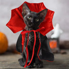 Halloween Cat Dog Vampire Cloak Costume Adjustable Pet Cape Costume Clothes, Halloween Pet Accessories Costumes