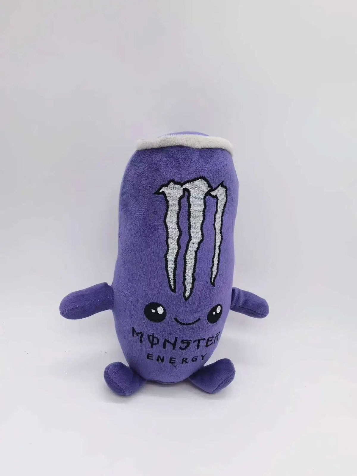 Zero Sugar White Monster Energy Drink Plush Toy Simulation Can Stuffed Ornament Doll Cute Soft Figure Decor Gift for Friend