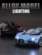 1:32 Bugatti Tourbillon V16 Supercar Alloy Metal Diecast Model Car Children's Toys Mini GT Collection Hobbies Birthday Gifts Boy