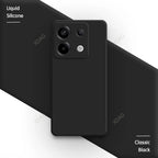 Original Square Liquid Silicone Phone Case for Xiaomi Poco X6 PocoX6 Pro 5G Lens Protection Soft Couples Cover Thin Fundas Coque