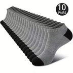 5/10-Pack Unisex Comfort-Fit Ankle Socks For All, Breathable & Lightweight - Ideal For Sports & Daily Wear