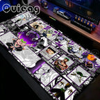 XXL Large Anti-Slip Rubber Mouse Mat One Piece Roronoa Zoro Gaming Mouse Pad Stitched Edge Desk Mat for PC Gamer Keyboard Laptop