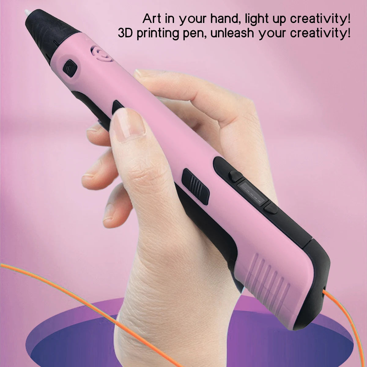 Upgraded 3D Printing Pen 9 Meter Pla Filaments Children S Birthday Christmas and New Year Gifts Three Dimensional Painting Tools