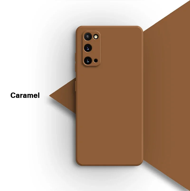 Original Phone Case for Samsung Galaxy S20 Plus Ultra FE S20+ S20Plus S20Ultra S20FE 5G Soft Liquid Silicone Back Cover Carcasas