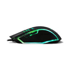 Wired Gaming Mouse RGB Breathing Light 3 Level Adjustable DPI Ergonomic Symmetric Design Skin Friendly Surface Computer Mice