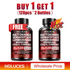 Nattokinase Supplement, Supports Blood Flow, Heart Health, & Healthy Circulation, Digestive Aid, Boosts Cellular Energy
