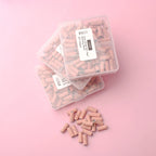 80pcs/box Pink 3.1mm Mini Sanding Bands Kits Nail Drill Bits Mandrel Sets Electric Manicure Accessories Tool Dead Skin Remover
