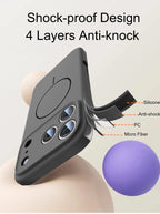 Magnetic Original Liquid Silicone For Magsafe Phone Case For iPhone 18 17 16 15 14 13 Pro Max 16 Plus 17Air Skin Feel Soft Cover