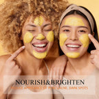 Turmeric Vitamin C Clay Mask Clay for Dull & Blemish-Prone Skin, Deep Cleansing Facial Mask, Face Masks Skincare Oil Control