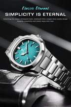 PAAZOMU Top Luxury Brand Man Watch Sports Waterproof Luminous Date Men Wristwatch Square Dial Quartz Men's Watches High Quality