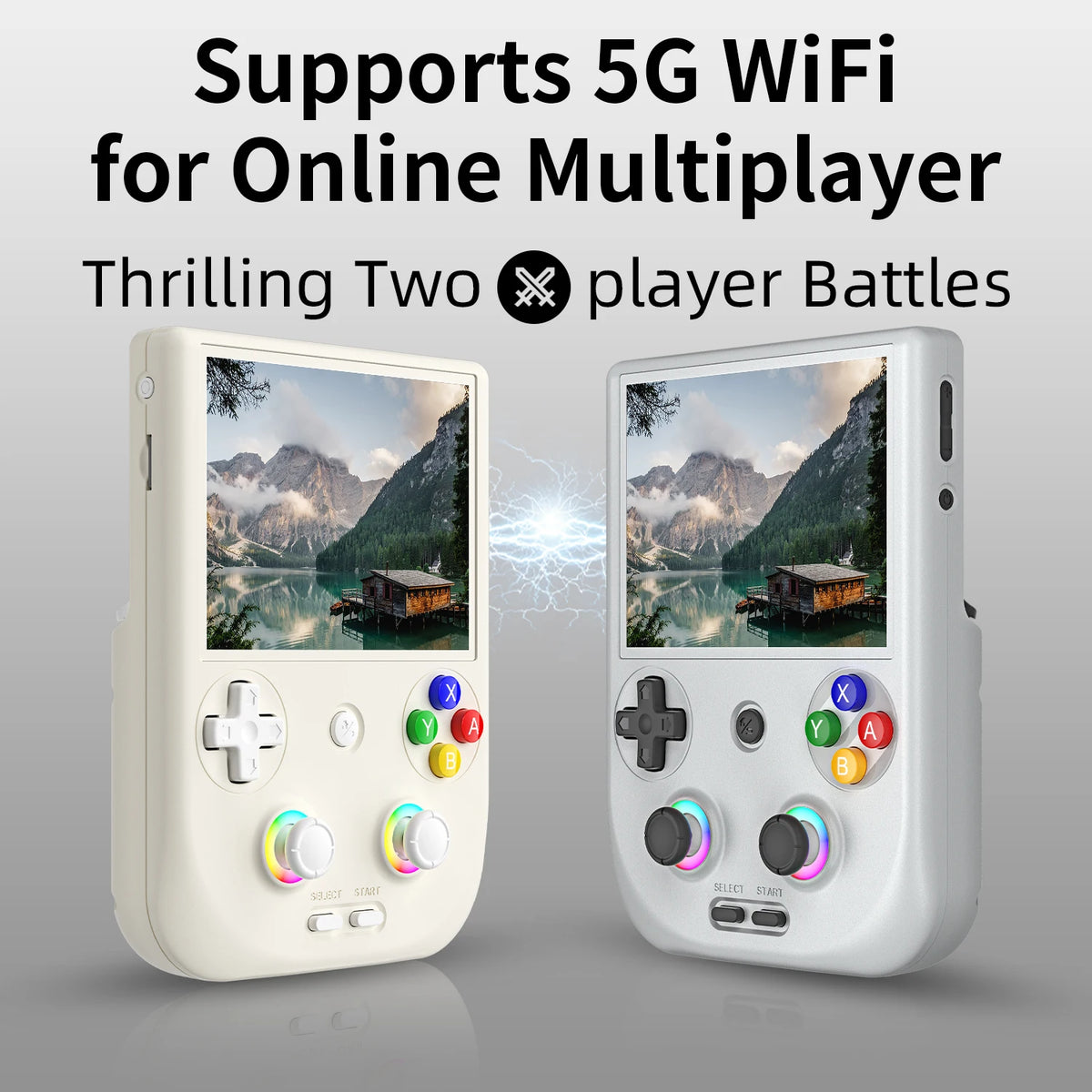 Anbernic RG406V Handheld Game Console 4’’ IPS Touch Screen Android 13 Unisoc T820 64-bit Game Player 5500mAh RGB Lightingernic