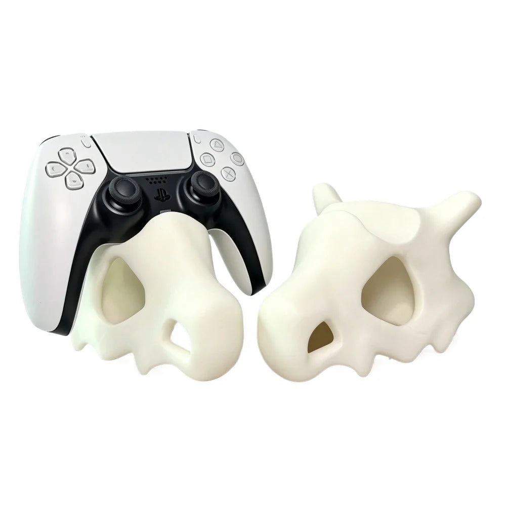 3D Printed Cubone Skull Controller Stand Cute Anime Game Holder Stable Display Dock For PS5 DualSense Gaming Room Decor Gamer
