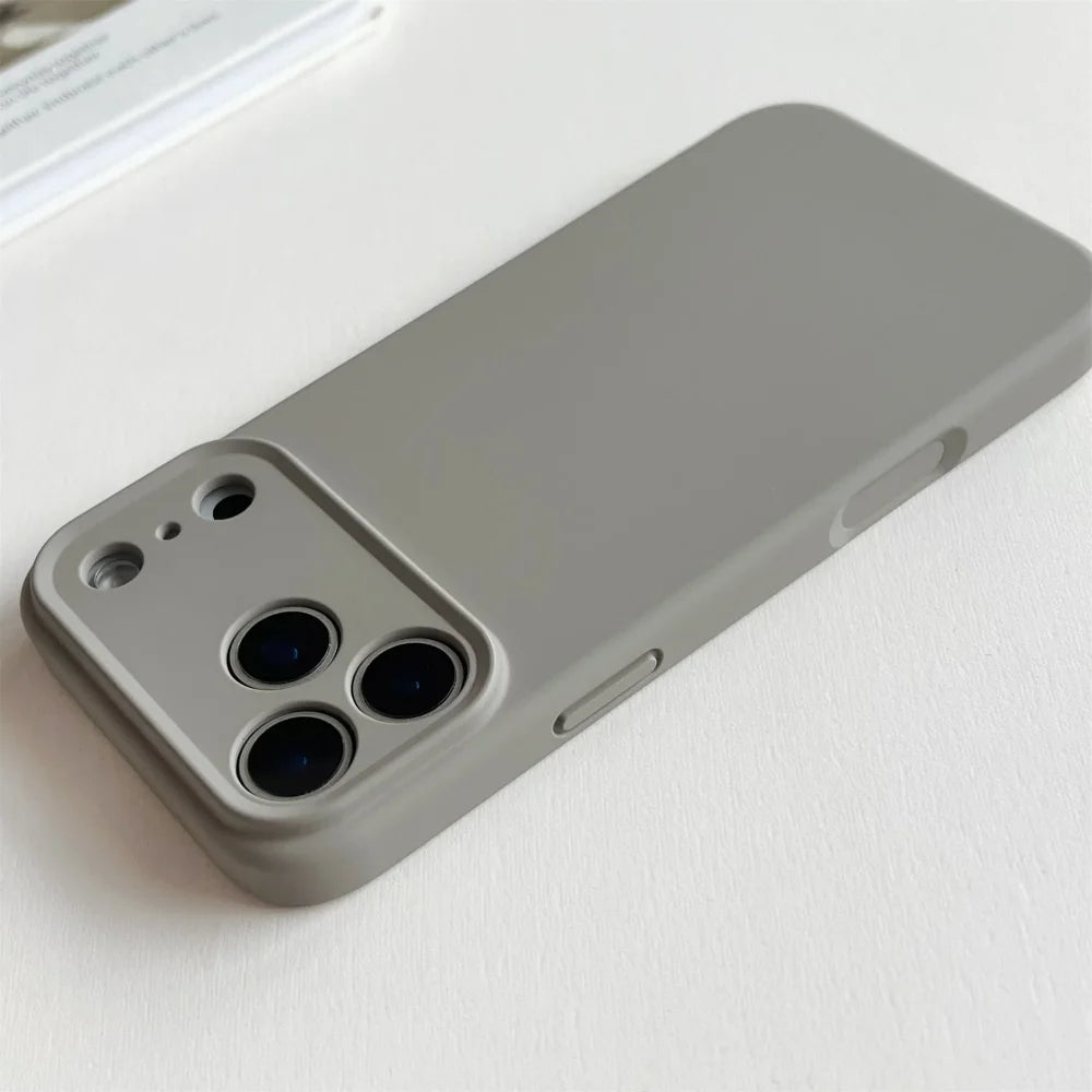 TPU Shockproof Cover For iPhone 17 16 Pro Max For iPhone 17Air 16 15 14 13 Plus Case Liquid Silicone Original TPU Magsafe Case