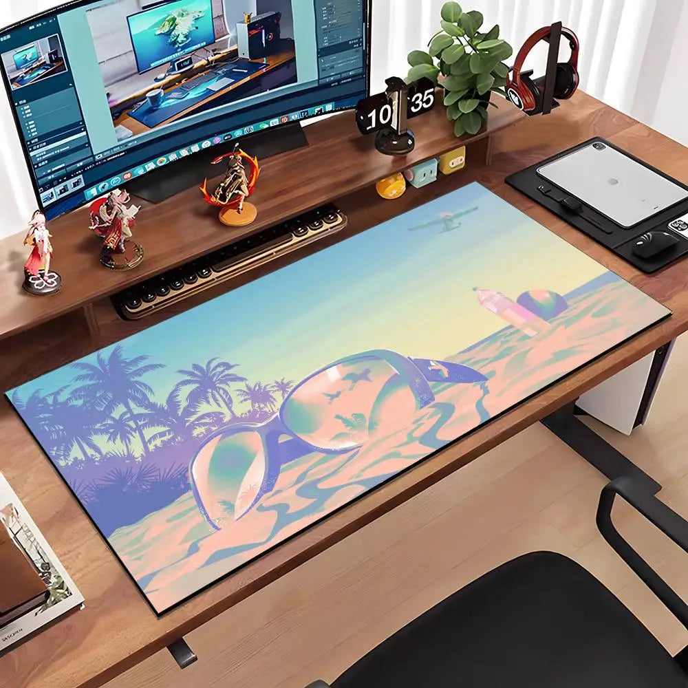 Game G-gta 6 Mouse Pad Large Anti-Slip Rubber Gaming MousePad Durable Desk Pad Thick Seam Edge Suitable For Office And Gaming
