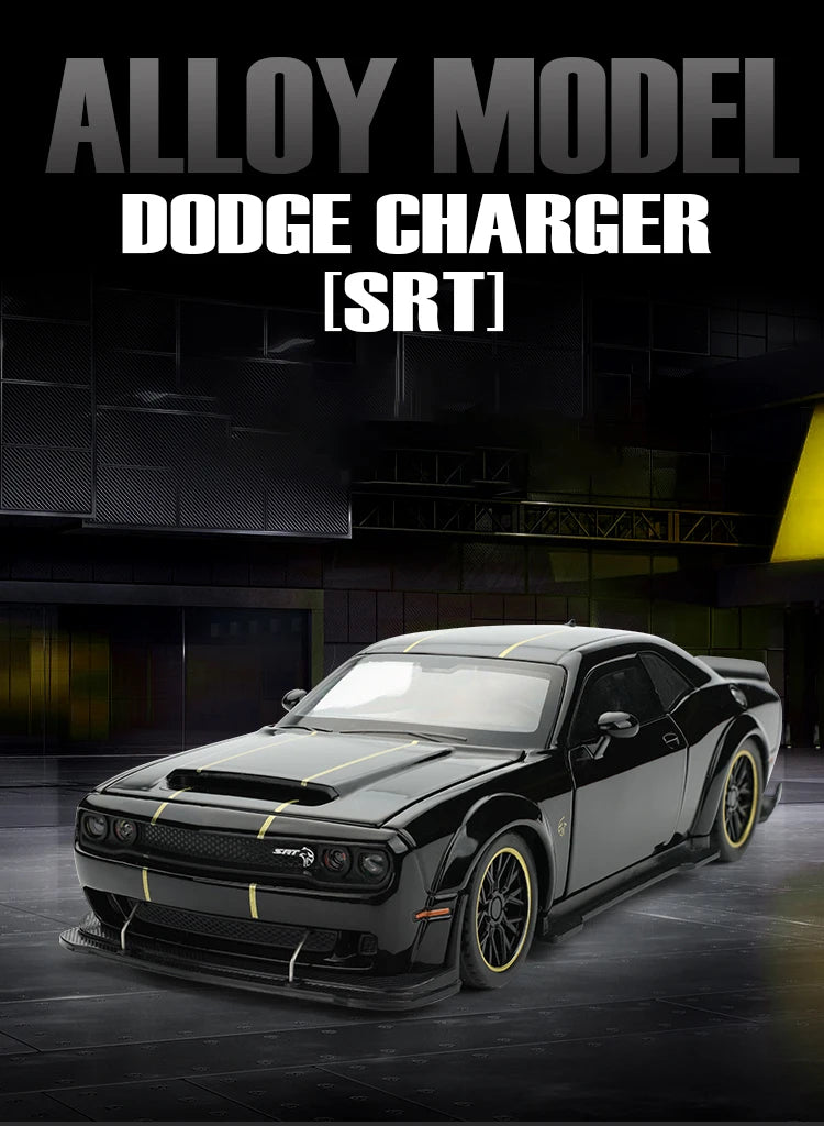 1:32 Dodge Challenger SRT Hellcat Redeye V8 Alloy Metal Diecast Model American Muscle Sports Car Collection Of Hobby Decorations