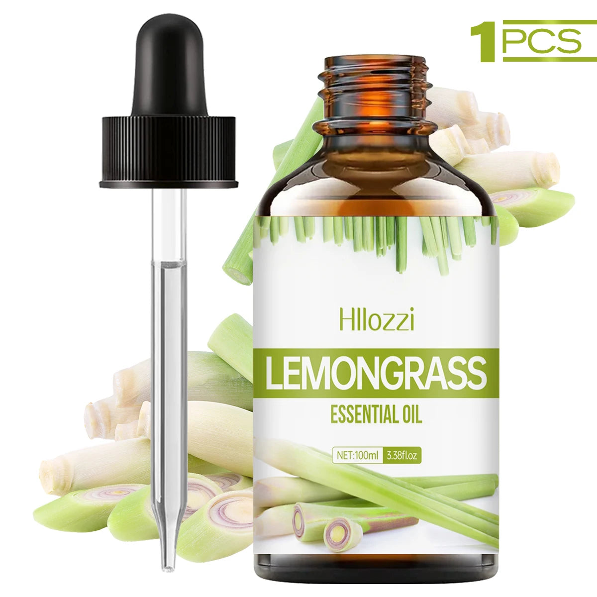 LEMONGRASS ESSENTIAL OIL a high-quality moisturizing nourishing massage oil with a refreshing scent, suitable for all skin types
