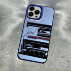 Trendy Sports Car Line Art Phone Case For iPhone 17 Pro Max 16 15 14 Pro 13 12 11 XS XR X 8 7 16 Plus 17E Shockproof Laser Cover