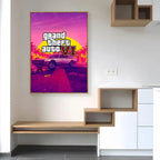 Hot Game G-Gta 6 Poster Paper Print Home Living Room Bedroom Entrance Bar Cafe Art Painting Decoration