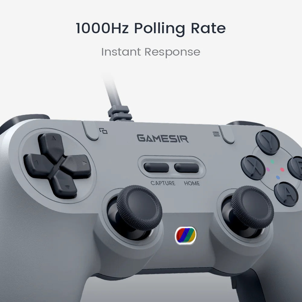 GameSir Tegenaria Lite Wired Gamepad, Dual Rumble Motors, Hall Effect Sticks, 1000Hz Polling, for Nintendo Switch 2, PC