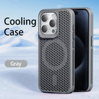 Cooling Heat Dissipation Phone Case For iPhone 17 18 16 15 14 13 12 11 Pro Max Breathable Hard Back Magnetic Cover For Magsafe