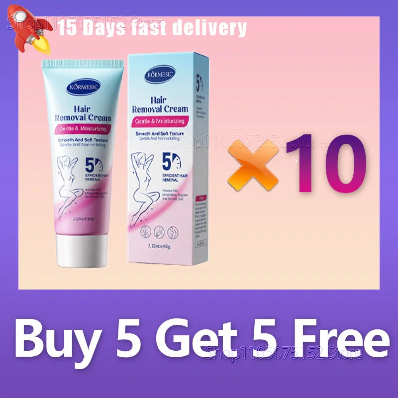Hair Removal Cream Body Hair Remover Gentle Depilatory Cream Moisturizing Smooth Skin Care for Women Men Legs Arms Underarm Dail