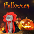 Halloween Dog Costumes Vampire Cape, Pet Cats Cosplay Costume Funny Clothes Cloak, Dog Mantle Apparel for Halloween Party