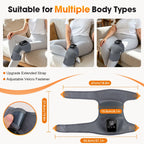 Electric Heating Shoulder Knee Massager with 3 Levels Vibration Muscle Relax Belt for Arm Enlarge Size for Shoulder