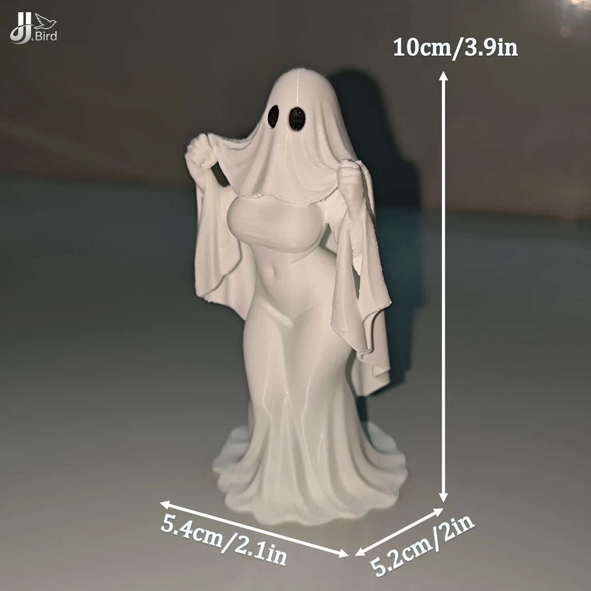 A ghost Niang ornaments, creative design modeling decorative ornaments, suitable for creating a festive atmosphere.