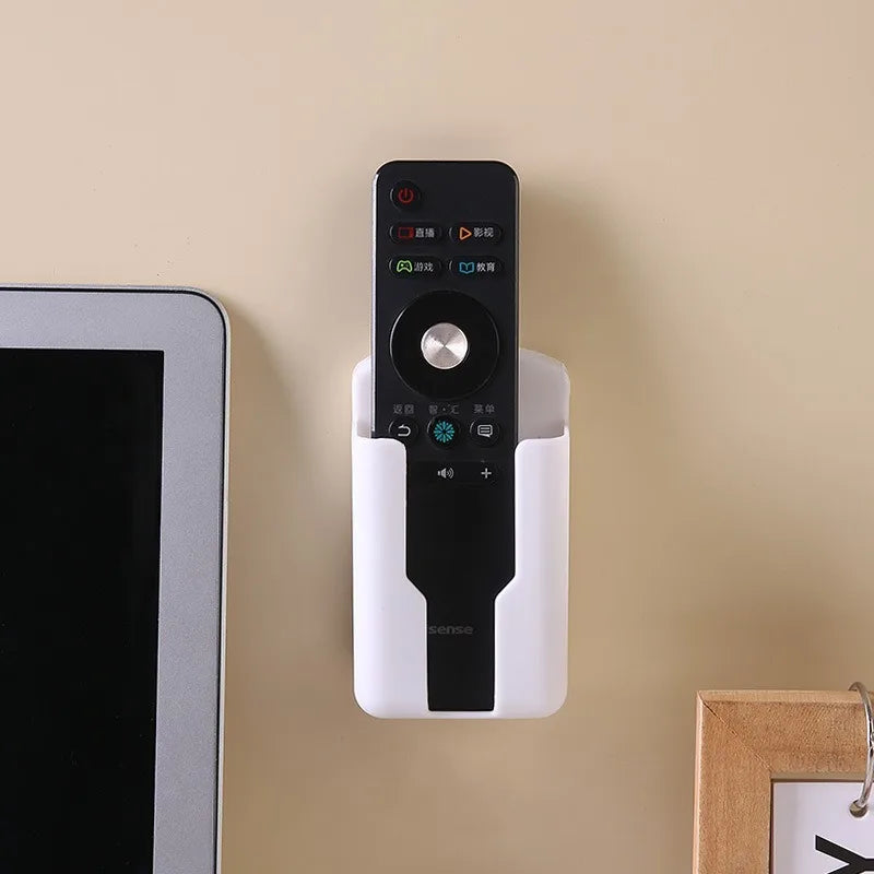 Wall Mounted Remote Control Storage Box No Drill For TV And AC Remotes