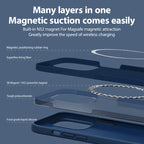 Luxury For Magsafe Wireless Charge Case For Apple iPhone 15 14 13 11 16 17 Pro Max 17 Air Plus Liquid Silicone Shockproof Cover