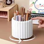 Modern Minimalist 360° Rotating Desk Organizer Pen Holder - Space-Saving, Multi-Functional Office Supplies - for Home & School