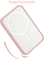 Magsafe Battery Pack Phone Case, Black, Pink, Transparent White/3-Pack |   Compatible with Magsafe Battery Pack, Ultra-Thin Tpu, Shockproof, Ultra-Thin Scratch-Resistant, Protective Bumper Case - Battery Not Included