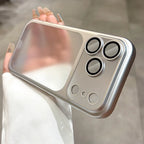 Luxury Plating Matte Ultra Slim Case for iPhone 17 18 16 15 14 13 12 Pro Max Camera Lens Film Protector Frosted Shockproof Case