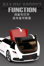 1:32 911 Targa 4S Sports Car Alloy Car Model Simulated Children's Toy Collection Ornaments for Boys Gifts