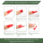 Misscheering 15ml Magic Fast Nail Gel Polish Remover Clean UV Soak Off Semi Permanent Varnish Nail Art Removal Tools Manicure