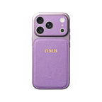 Personalise Gold Silver Initials Letter Leather Case For iPhone 15 14 13 17 Pro Max 14 16 Plus 17 Air Luxury Lens Protection Cas