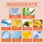 Vitamin C Serum for Face Hyaluronic Acid Brightening Dark Spot Corrector Anti Aging Face Oil Aloe Vera Daily Glow Skin Care 30ml