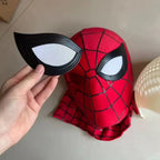 In Stock SpiderMan Brand New Day Adult Cosplay Mask with Magnetic Back Cover 3D Webbing Strips Resin Faceshell Cosplay Helmet
