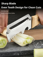 2026 New Paring Knife Ergonomic Wood Handle Knife Stainless Steel Vegetable Peeler with Wooden Handle 2-in-1 Fruit Potato Peeler