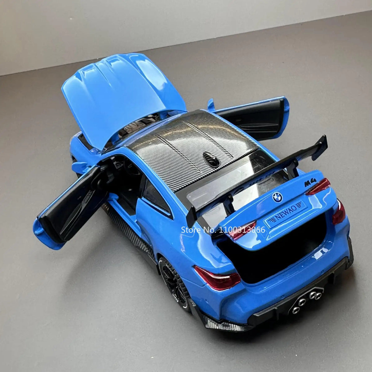 1/32 Scale M4 Alloy Car Models Metal Diecast Toys Vehicle with Simulation Sound and Light Sport Car Toys for Kids Birthday Gifts