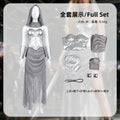 Women Medieval Knight Warrior Costume Skirt Top Headband Bracelet Halloween Renaissance Princess Cosplay
