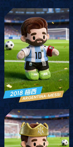 Original In-Stock Messi Argentina National Tea Player Series Vinyl Figurine Blind Box Pendant Collectible Ornament Toys Gifts