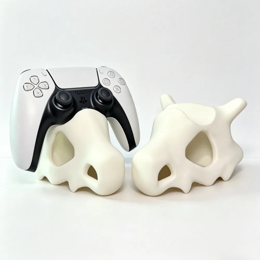 3D Printed Cubone Skull Controller Stand Cute Anime Game Holder Stable Display Dock For PS5 DualSense Gaming Room Decor Gamer